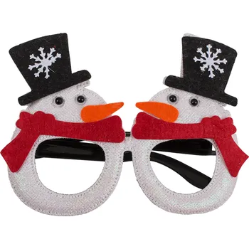Zábavné vánoční párty brýle Postavička: Sněhulák