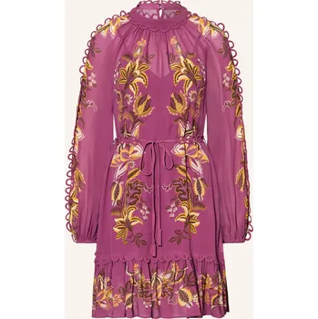 Dámské šaty Farm Rio Dámské Šaty Delicate Chintz, fialová / tmavě žlutá, 36