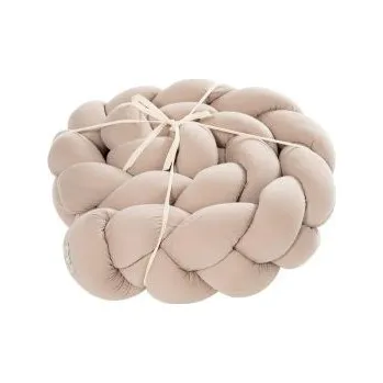 mantinel do postýlky TRÄUMELAND Copánkový mantinel Signature 180 cm Taupe