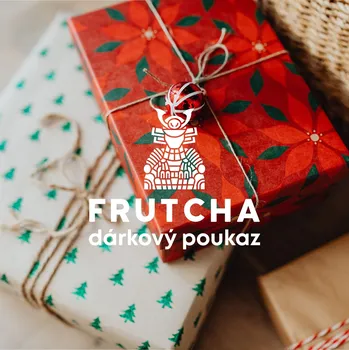 Dárkový potravinový koš Dárkový poukaz Frutcha – přírodní energie z matchy a ovoce Hodota poukazu: 500 Kč ideální dárek pro náročné
