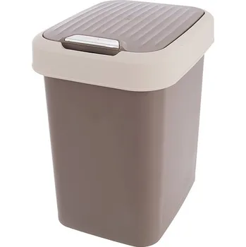 Odpadkový koš ORION Swing Odpadkový koš 12 l výklopný hnědý UH