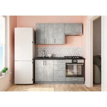 Kuchyňská linka VerDesign FORESTA kuchyňská linka 160, beton