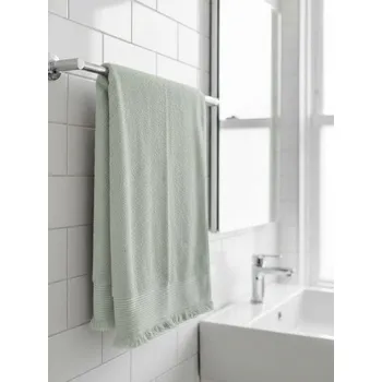 Ručník Sinsay - Bavlněný ručník s třásněmi - zelená - 692II-70X - 692II-70X-ONE