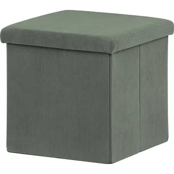 Taburet Taburet ADONIS s úložným prostorem — manšestr, více barev Zelená