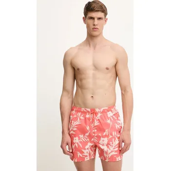 Pánské kraťasy Plavkové šortky Tommy Hilfiger UM0UM03266 oranžová 32X, vel. S