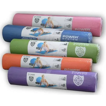 podložka na cvičení Power System Podložka na cvičení FITNESS YOGA MAT Varianta: pink