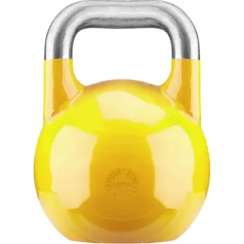 Gorilla Sports Soutěžní kettlebell, žlutý, 16 kg
