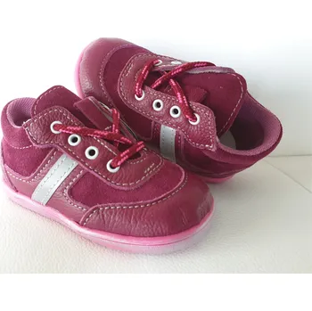 Dívčí obuv Jonap kožené boty 051M light vínová 2 Velikost: 21