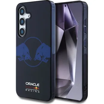 Pouzdro na mobilní telefon RED BULL futerał do SAMSUNG S25 RBHMS25S24HIDBV (Magnetic IML Transparent PC Two Bulls) navy