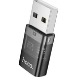 HOCO adaptér USB A (samec) na Typ C (samice) UA36C transparentní černý