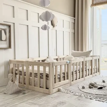 Dětská postýlka Dětská borovicová postel Modulo - rozměr 90 x 180 cm