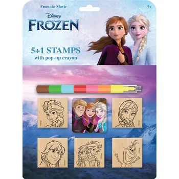 Dětské razítko JIRI MODELS Razítka 5+1 s pop-up voskovou Frozen (Ledové Království) | 39