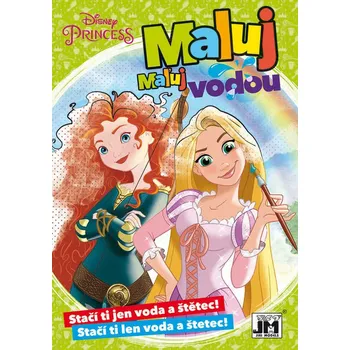 omalovánky JIRI MODELS Maluj vodou Princezny A5 omalovánky | 14