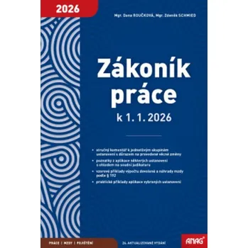 Populárně naučná literatura pro dospělé Zákoník práce k 1. 1. 2026 - sešit - Anag (2026, brožovaná)