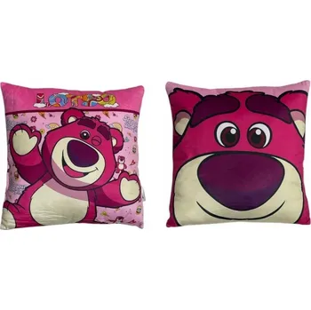 Dekorativní polštářek Polštářek Disney Toy Wars Lotso, dekorativní polštář 38x38 cm