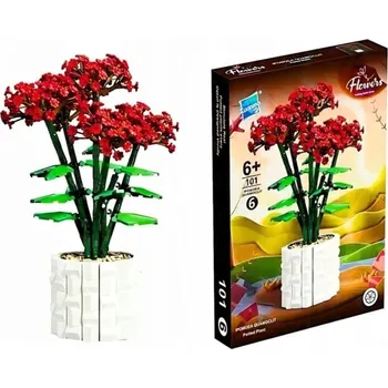 ostatní stavebnice Stavební Stavebnice květiny v květináči, MORNING GRAPE 926 dílů 101-6