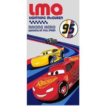 Disney Verdák Full Speed osушка, plážová osuška 60x120cm