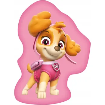 Polštář Tlapková patrola Skye Větrný polštář, dekorativní polštář 38x27cm Velur