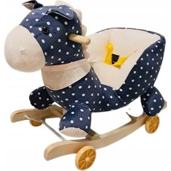 Houpací kůň HOUPAČKA KŮŇ ROKER S KOLEČKY ODRÁŽEDLO HRAČKA HOUPACÍ KŮŇ