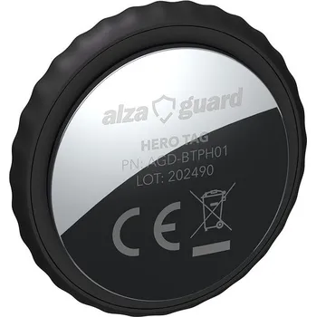 Lokátor AlzaGuard Premium Hero Tag AGD-BTPH01B černý