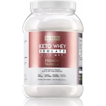 Protein BeKeto Keto Proteinový Izolát s MCT Francouzská Vanilka