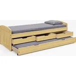 Max-i Postel s přistýlkou 90x200 ROSANA masiv borovice