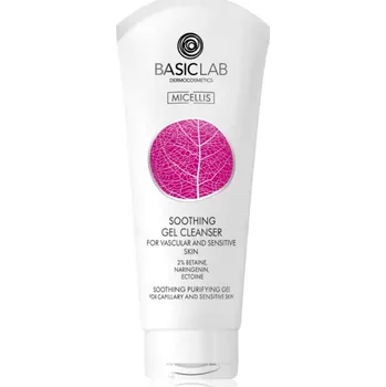 BasicLab Dermocosmetics Micellis zklidňující čisticí gel pro citlivou a zarudlou pleť 100 ml