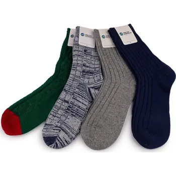 Dámské oblečení Vlněné ponožky mongolské unisex - 6 červená