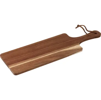 Kuchyňské prkénko Akáciové prkénko s rukojetí 38 x 11 cm