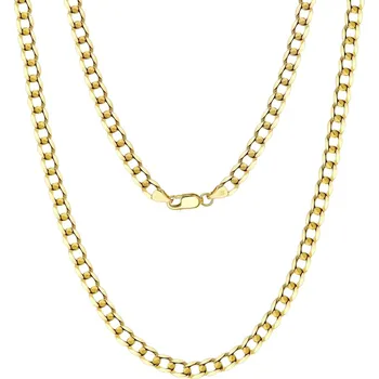 Řetízek Majya Stříbrný řetízek STEVENS 50 cm | šířka 3 mm pozlacený Ag/; ≤5,36 g 11553