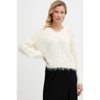 Dámský svetr Svetr s příměsí vlny OUI 96106 béžová 01X, vel. 40