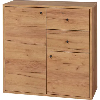 Komoda LIVARNO® Komoda se 2 dvířky a 2 zásuvkami Verona, 80 x 80 x 35 cm