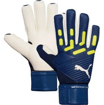Brankářské rukavice Pánské brankářské rukavice Puma FUTURE MATCH NC 11 Modrá, Bílá, Světle zelená