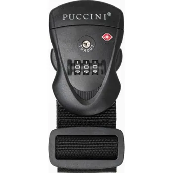 Příslušenství k zavazadlu Černý bezpečnostní pás na zavazadla