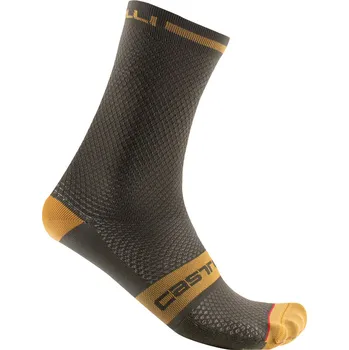 Pánské oblečení ponožky Castelli Superleggera T 12 Sock Deep Green S/M