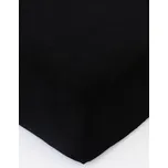 Froté prostěradlo 180 × 200 cm - černá