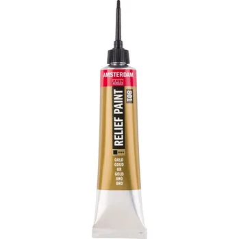 Speciální výtvarná barva Amsterdam Relief Barva na sklo Gold 20 ml 1 ks