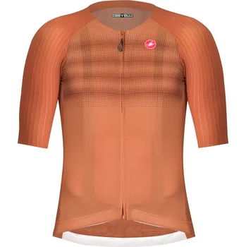 cyklistický dres dres Castelli Aero Race 8S Jersey Mocha XXL
