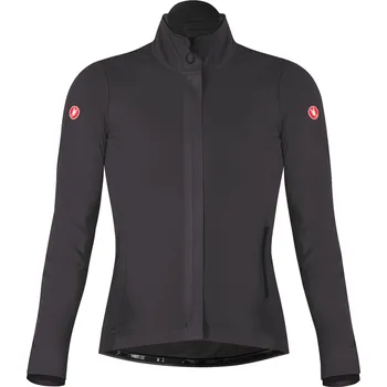 Cyklistická bunda dámská bunda Castelli Alpha 150 W Jacket Light Black/Black L