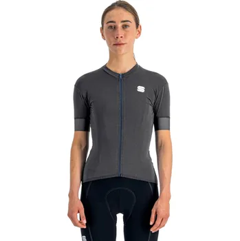 cyklistický dres dámský dres Sportful Monocrom W Jersey Anthracite S