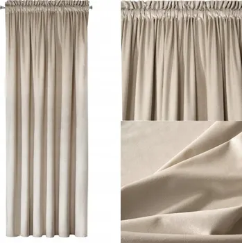 Závěs Závěs ZAS/MELANIE/BÉŽOVÁ 140 X 270 cm