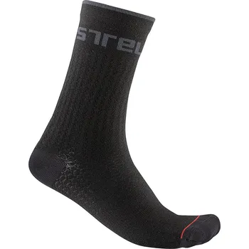 Pánské ponožky zimní ponožky Castelli Distanza 20 Sock Black L/XL