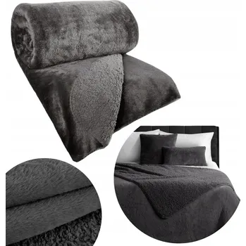 Přehoz na lůžko Přehoz na postel Eurofirany polyester 170 cm x 210 cm šedý