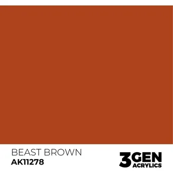 Modelářská barva AK Interactive Beast Brown AK11278 - 17 ml