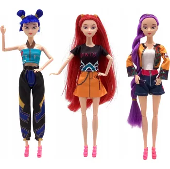 Panenka 1 KS PANENKA K-POP DEMON HUNTERS FASHION GIRLS 30 CM - POHYBLIVÉ KLOUBY, ZVUK