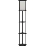 Stojací lampa se 3 policemi | černá