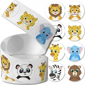 samolepka ROLE 8 500 ks PRO DĚTI 2,5 cm ODMĚNY MOTIVAČNÍ SAMOLEPKY