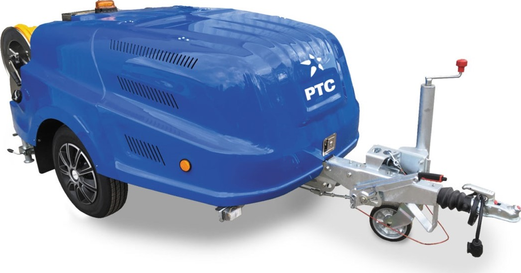 Wapka PTC trailer CTR-H 20/350 vysokotlaký čistič s ohřevem na přívěsu.