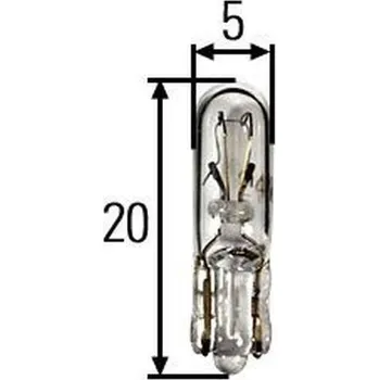 Autožárovka Žárovka 12 V 1,2 W celosklo