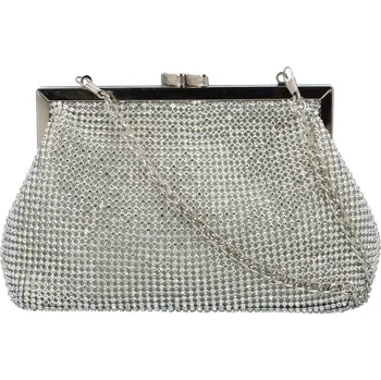 Kabelka Dámské psaníčko stříbrné - Michelle Moon Liese stříbrná